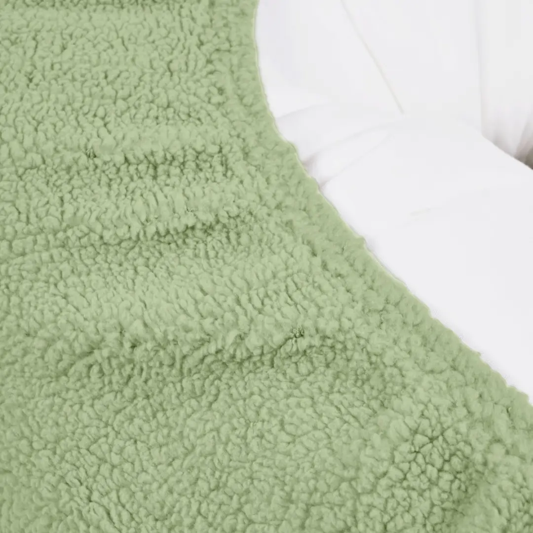 Meyco Baby Teddy Relaxhoes voor Voedingskussen - Olive Green