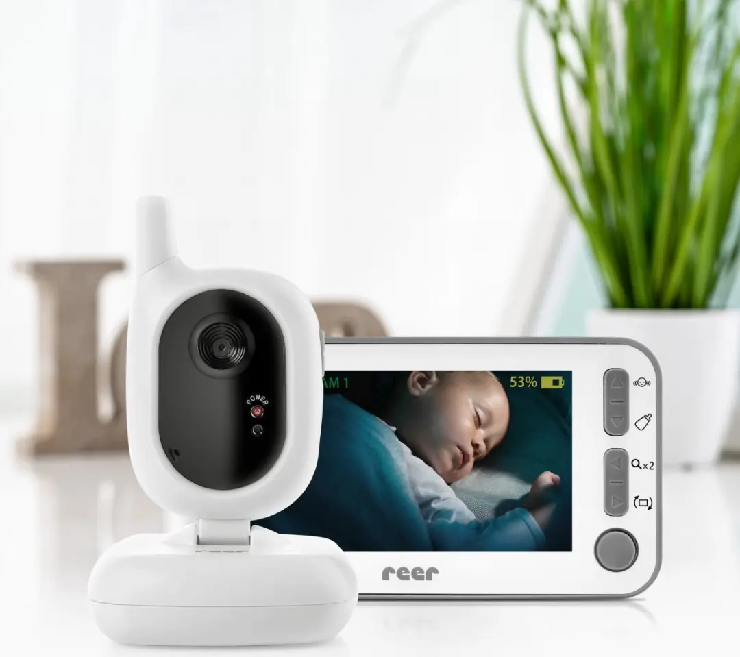 Reer Videobabyfoon 80430 Radiografisch 2.4 GHz - 4.3" Kleuren