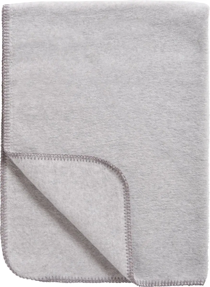Meyco Baby Uni Deken Grey Melange 100x150cm