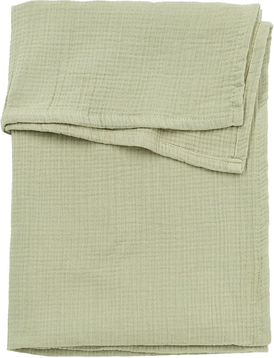 Meyco Baby Uni WiegLaken Soft Olive 75x100cm