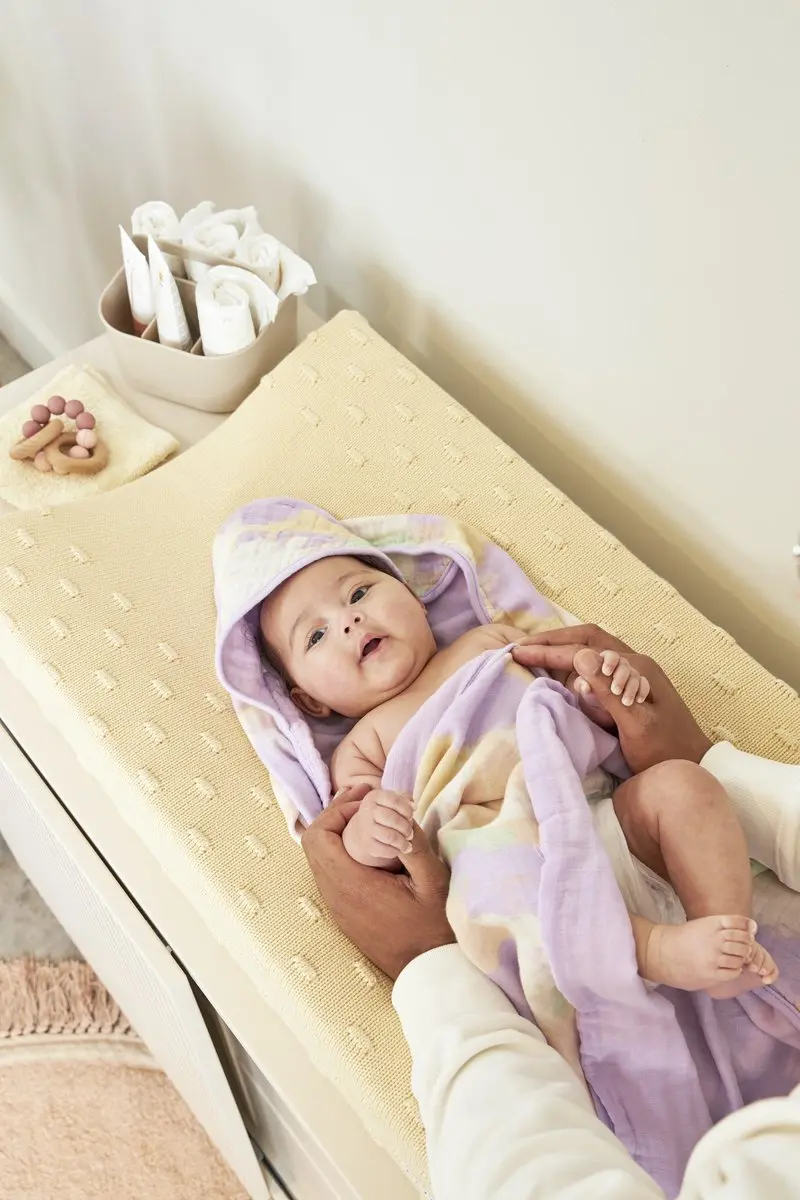 Meyco Baby Aankleedkussenhoes Soft Yellow 50x70cm