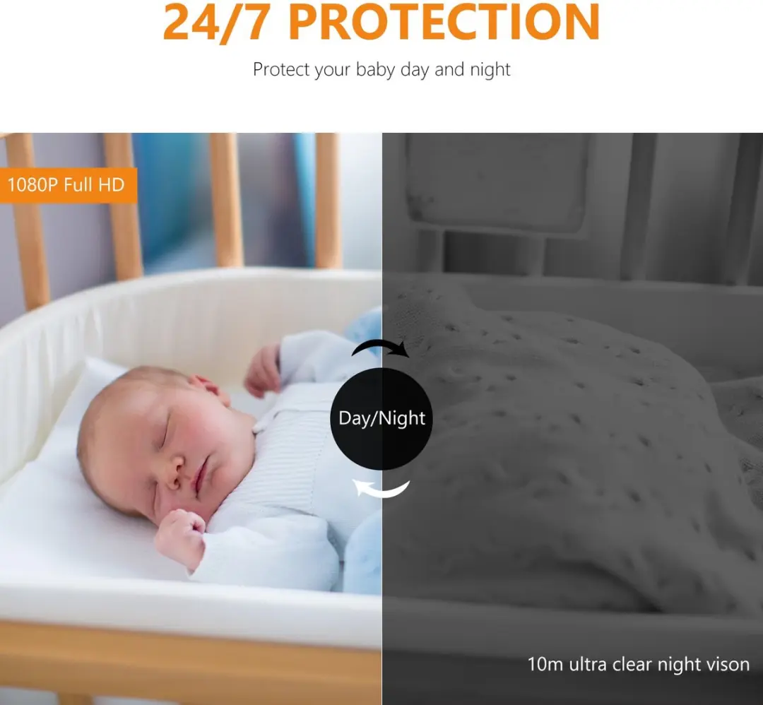 Imou Babyfoon Beveiligingscamera - Wit