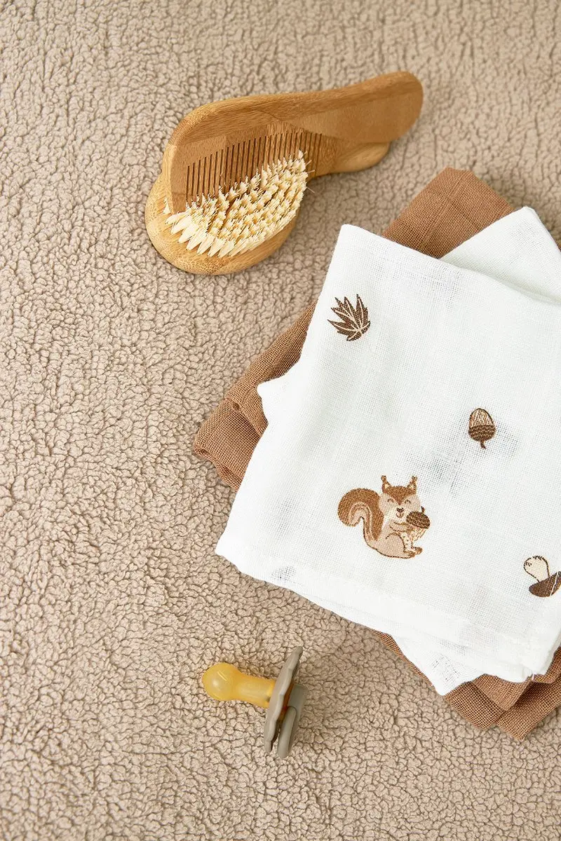 Meyco Baby Forest Animals Starterset - 9 Stuks - Toffee