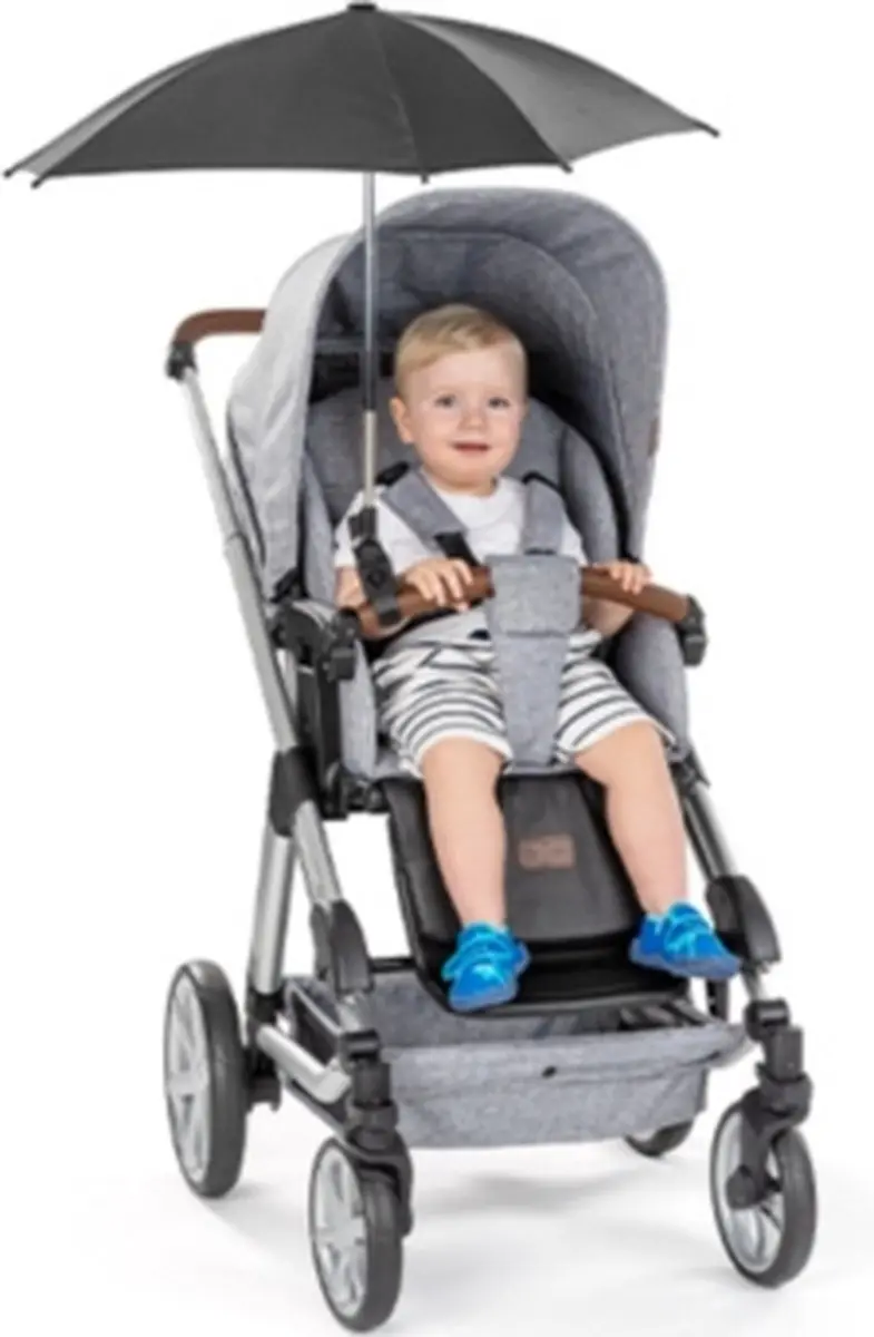 Reer ShineSafe Kinderwagenparasol - Zwart