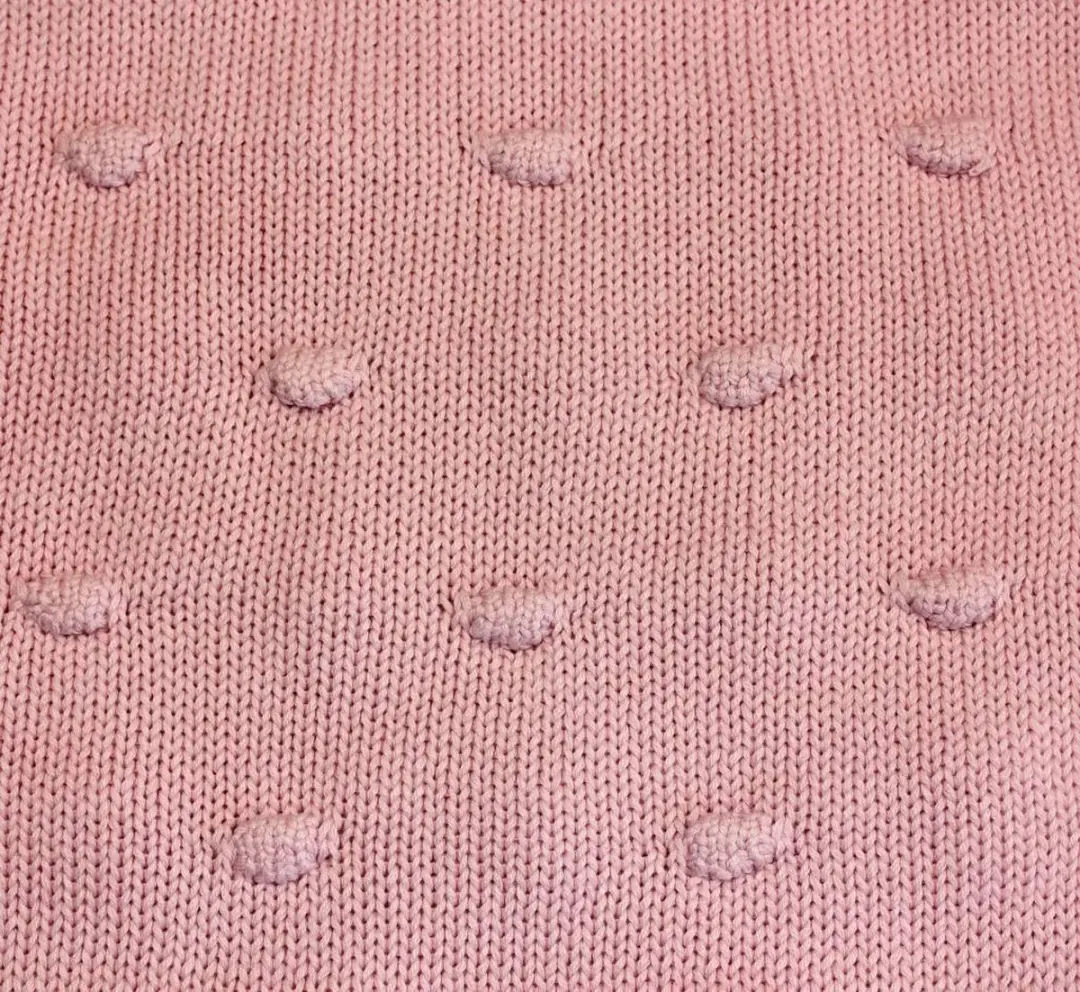Meyco Baby Knots Wiegdeken 75x100cm - 1.0 TOG - Roze