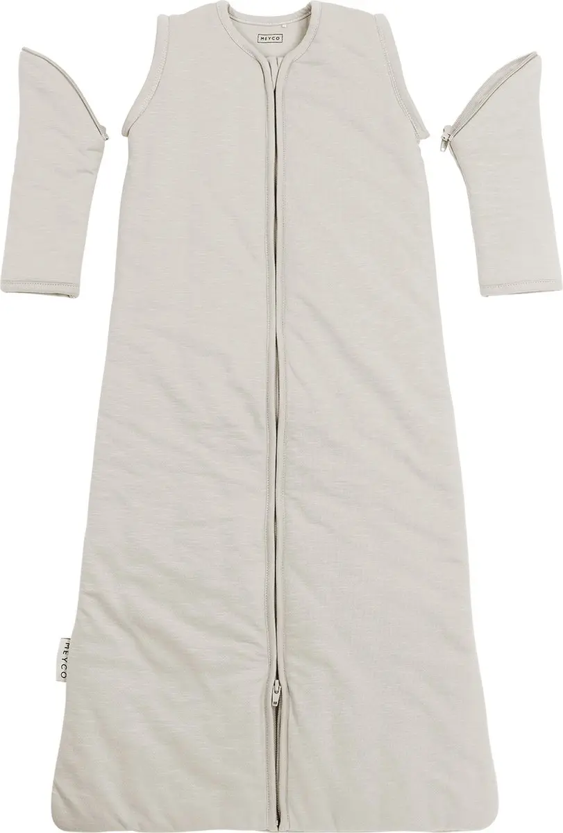 Meyco Baby Slub Slaapzak 110cm - 2.5 TOG - Greige