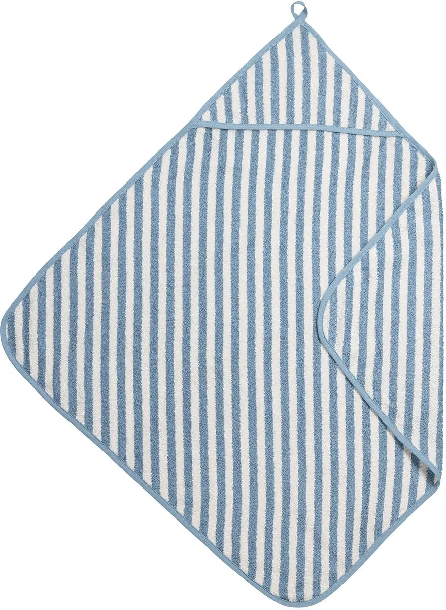 Meyco Baby Fat Stripe Badcape 75x75cm
