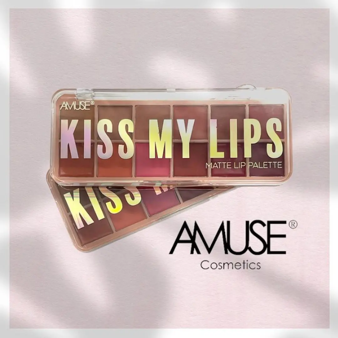 Amuse Kiss My Lips Matte Lip Palette - 12 Kleuren - 11g