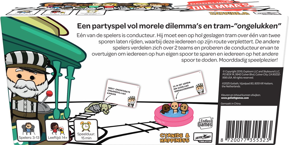 Goliath Dodelijke Dilemma's - Partyspel - Dilemma's - 3 tot 13 spelers