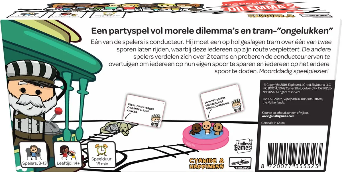Goliath Dodelijke Dilemma's Partyspel 935532 - 3 tot 13 spelers
