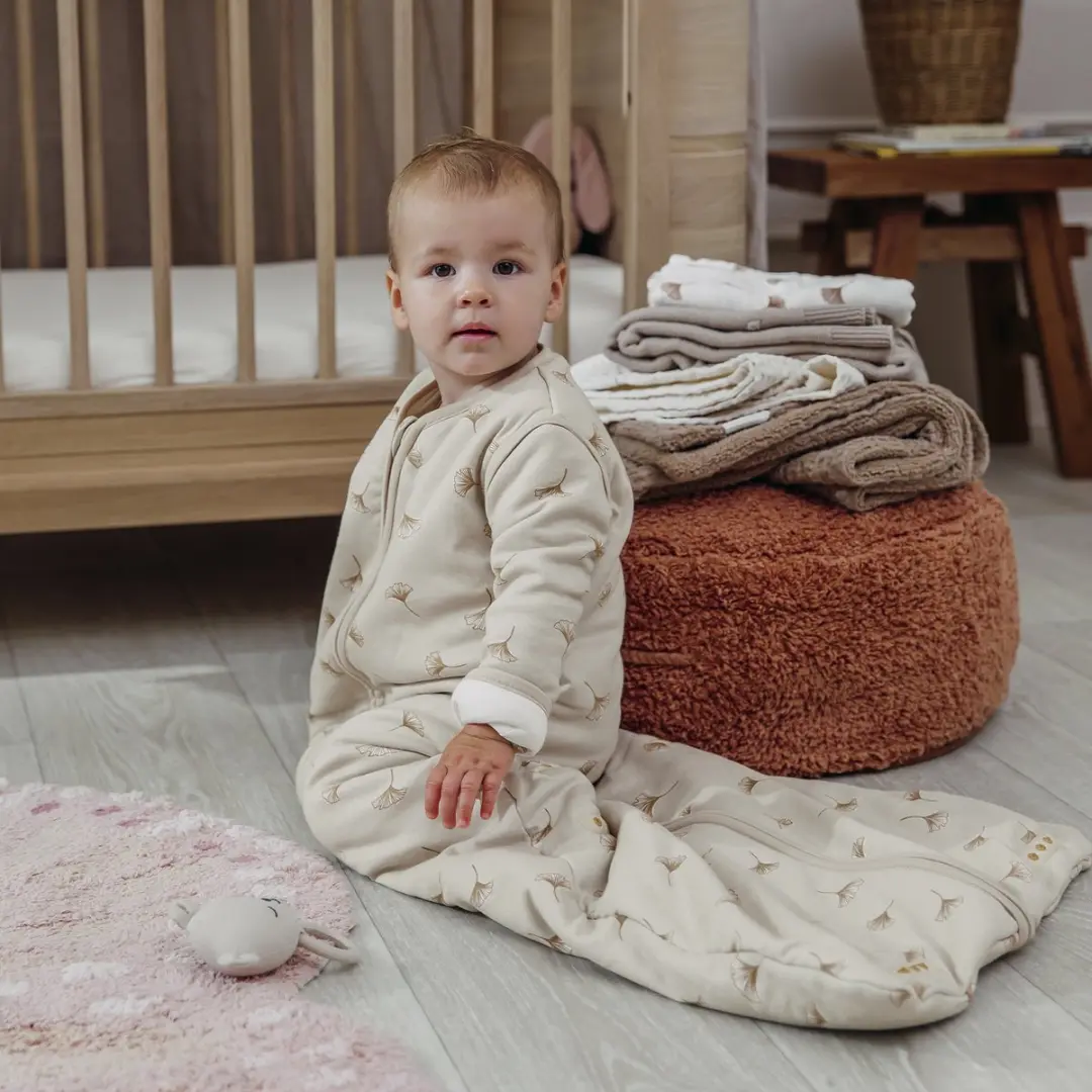 Meyco Ginkgo Baby Slaapzak 4 Seizoenen Deluxe 3.0 TOG - Soft Sand