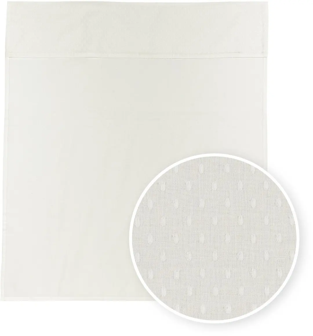 Meyco Baby Plume Ledikantlaken 100x150cm - Offwhite