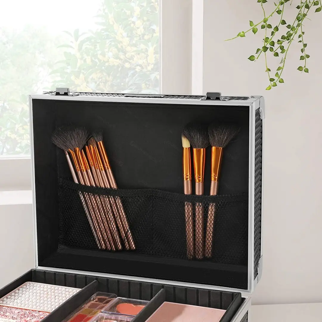 Songmics JBC328B01 Make-upkoffer - Zwart