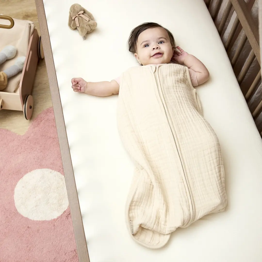 Meyco Baby Uni Hoeslaken Wieg - 2 Stuks 40x80/90cm Nature