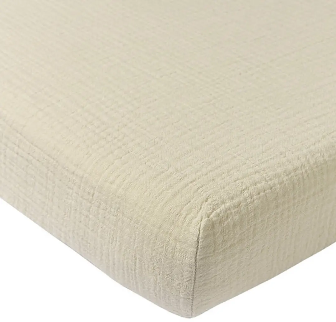 Meyco Baby Uni Hoeslaken Ledikant 60x120cm - Soft Sand