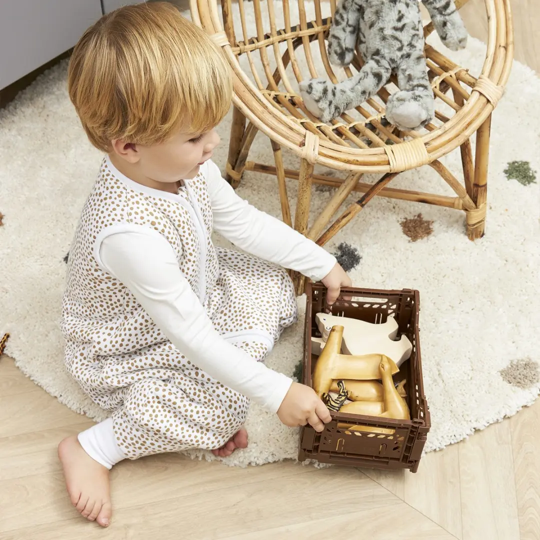 Meyco Baby Cheetah Winter Slaapoverall 80cm - 2.0 TOG