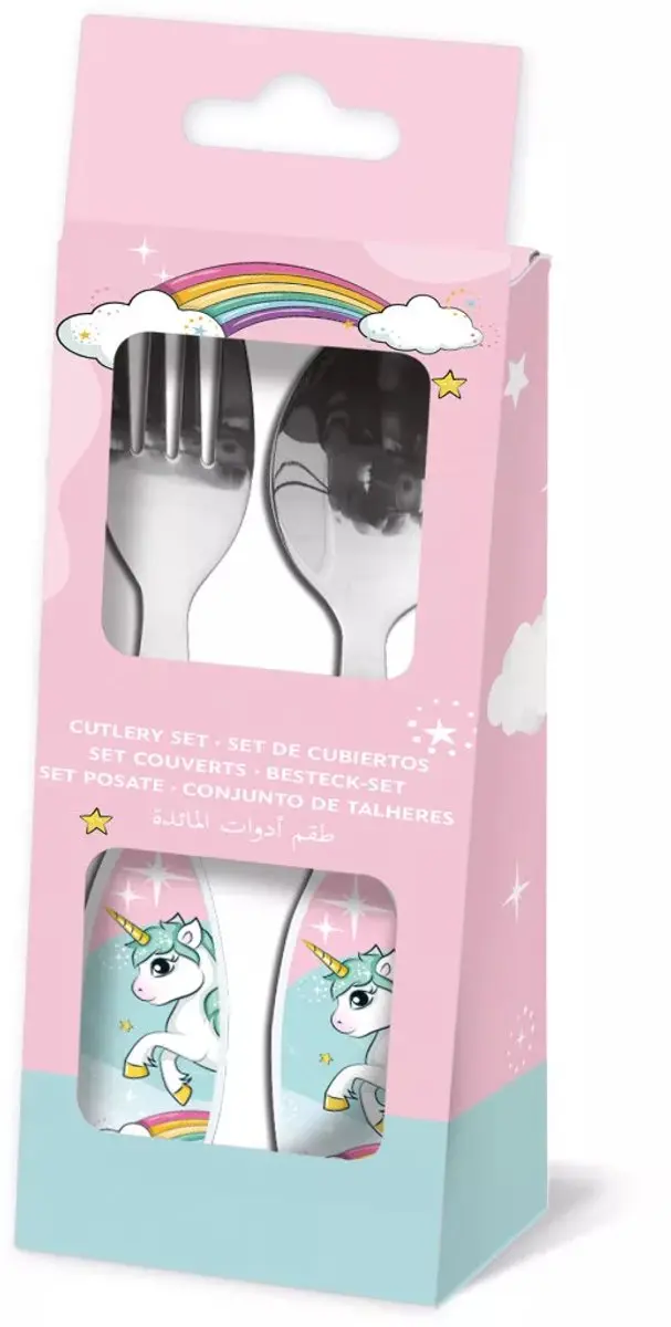 Unicorn Metalen Bestekset 2-delig