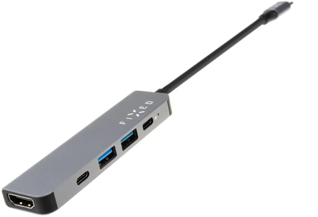 FIXED HUB Mini 5-in-1 USB-C Hub – Space Gray