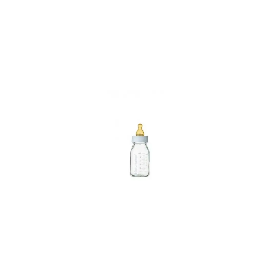 Natursutten Glazen Drinkfles 120ml - 2 Stuks Wit