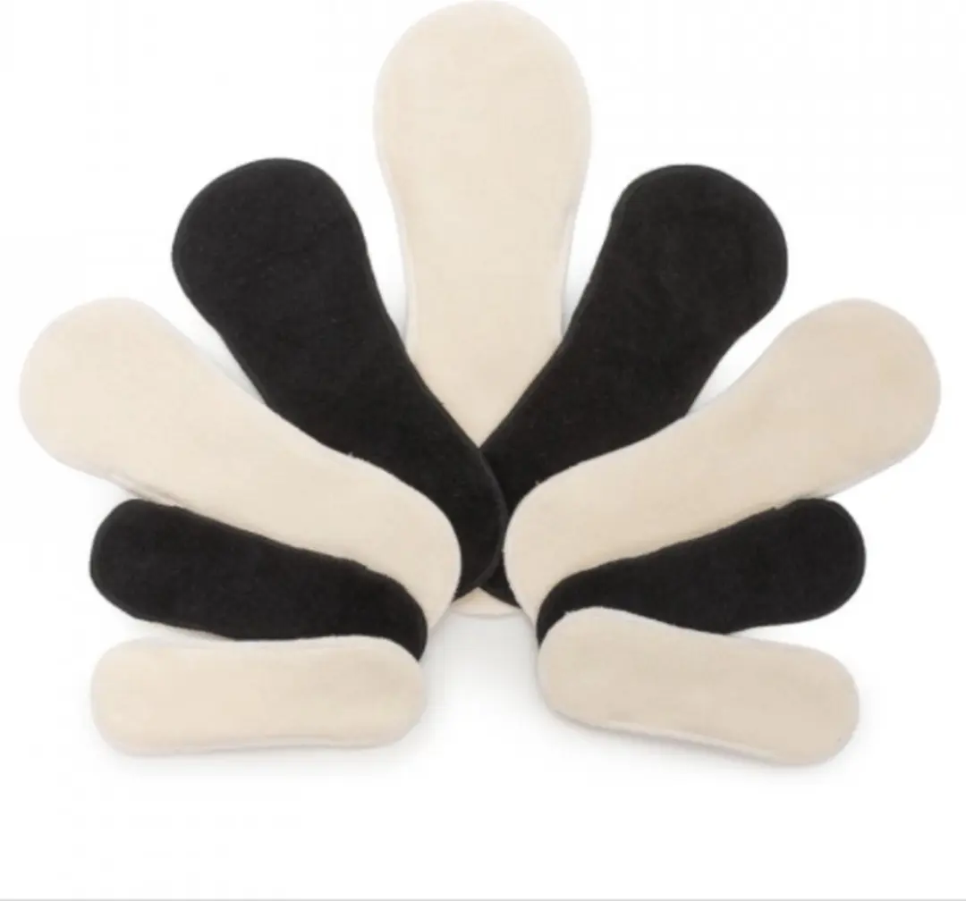 Bamboolik Wasbare Inlegkruisjes Biologisch Katoen 6 Stuks - Wit