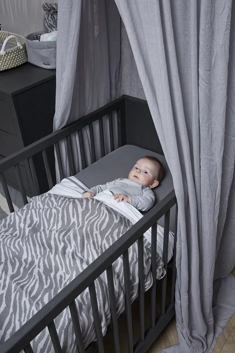 Meyco Baby Uni Klamboe - 55cm - Grijs