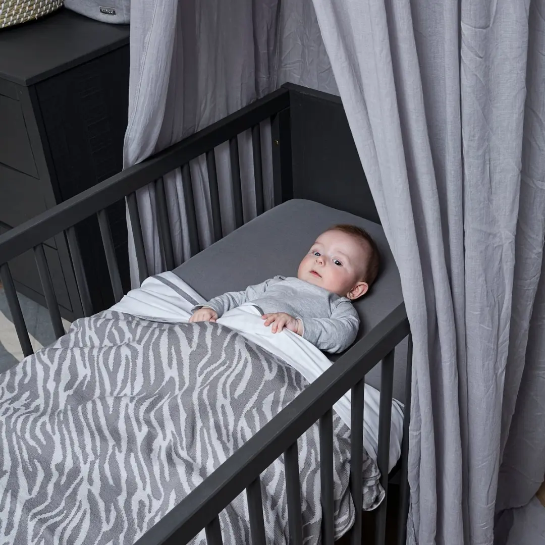 Meyco Baby Uni Klamboe - 55cm - Grijs