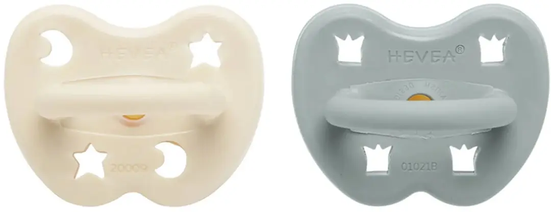 Hevea Two-Pack Round Teat 3-36 Maanden