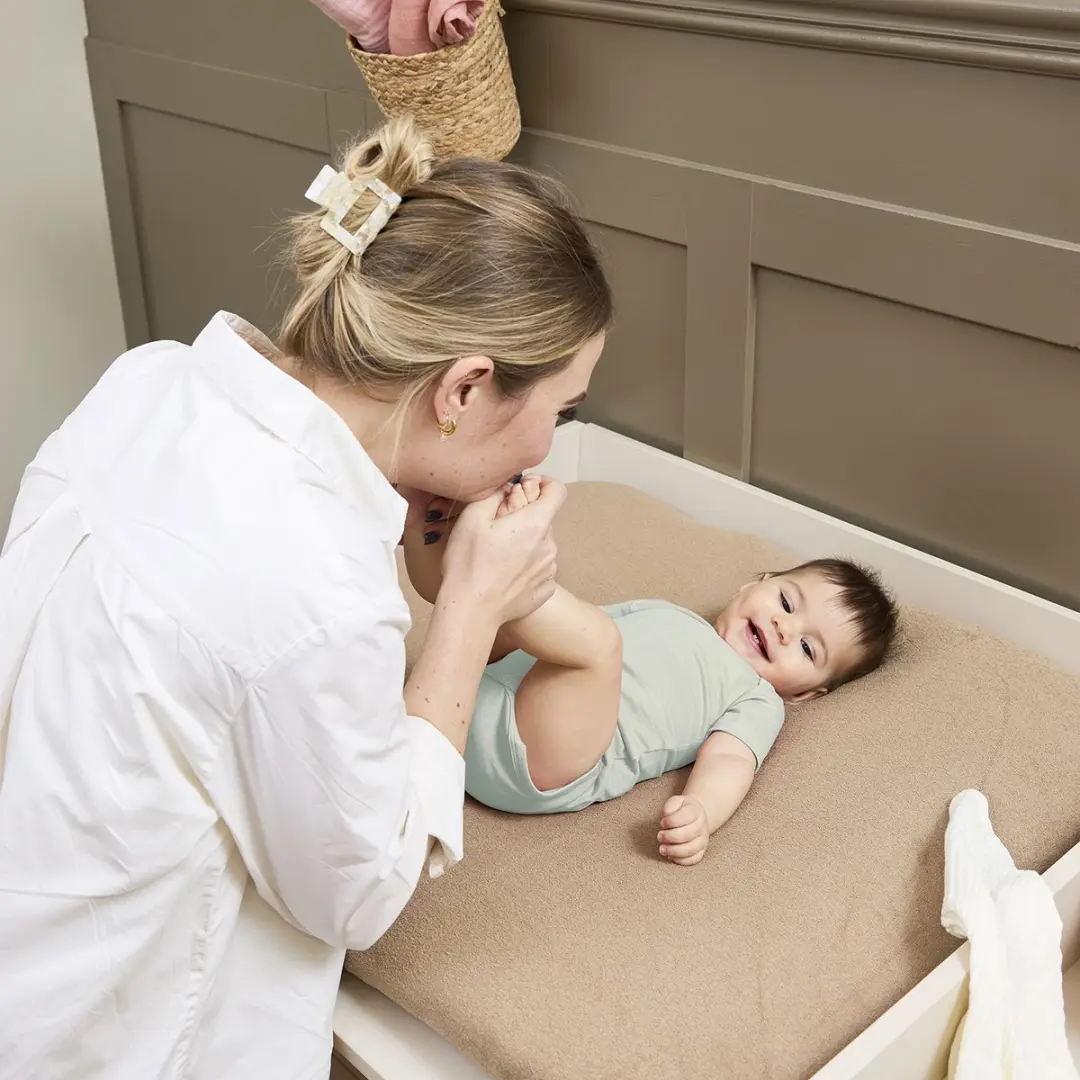 Meyco Baby Uni Aankleedkussenhoes - 2 Stuks - 85x75cm