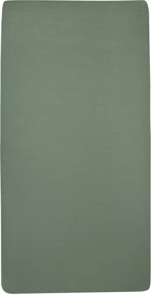 Meyco Baby Uni Hoeslaken Co-Sleeper 50x90cm - Forest Green