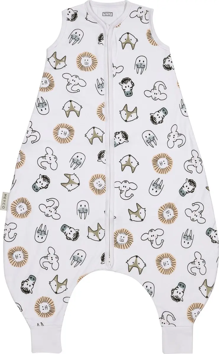 Meyco Baby Animal Multicolour Slaapoverall Jumper 104cm