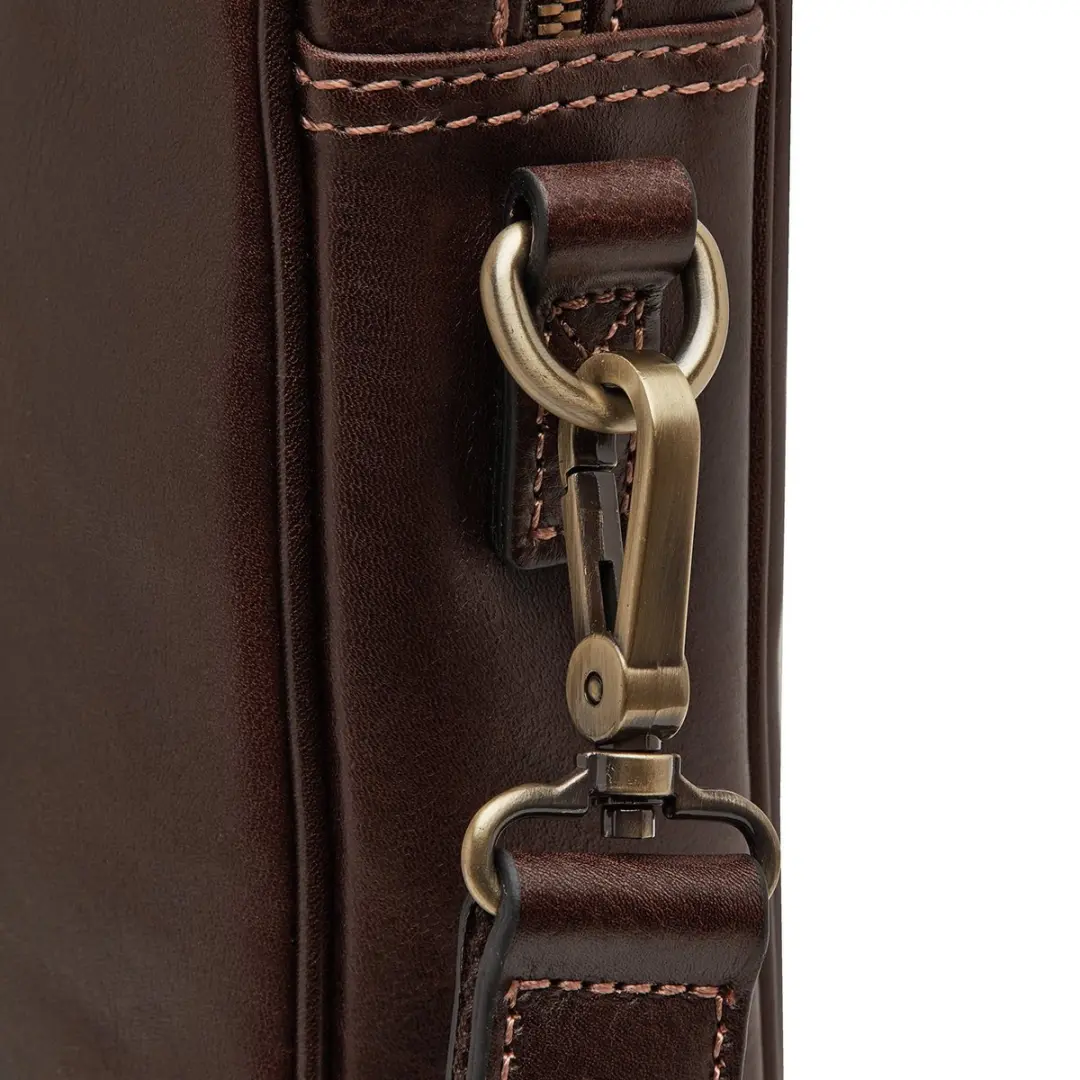 Castelijn & Beerens Verona Business RFID Laptoptas 15.6" - Mocca