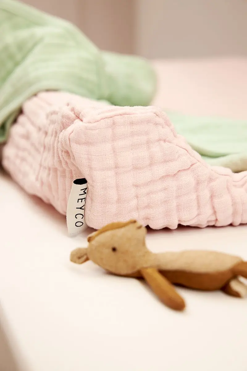 Meyco Baby Uni Aankleedkussenhoes Soft Pink 50x70cm