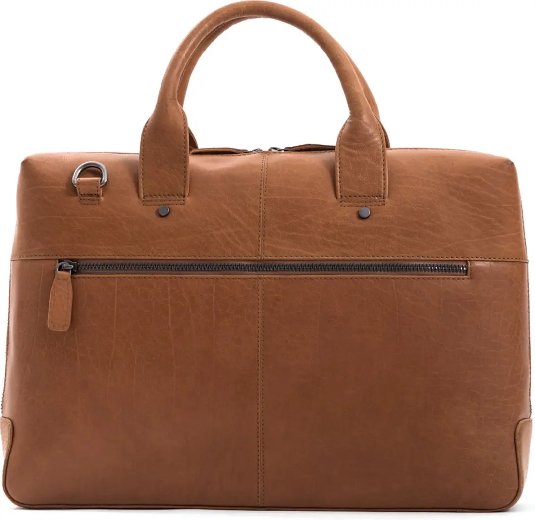 Plevier Basalt businesstas 16 inch cognac.