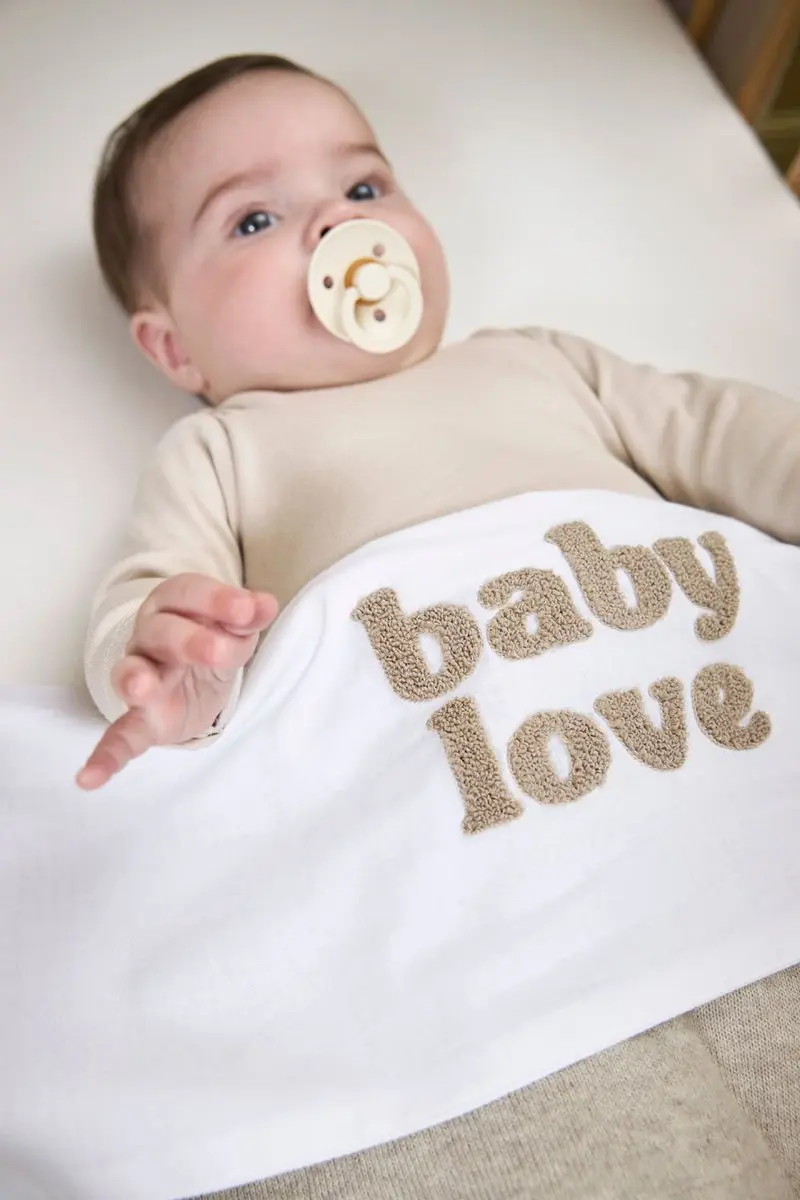 Meyco Baby Love Ledikantlaken 100x150cm - Sand Melange