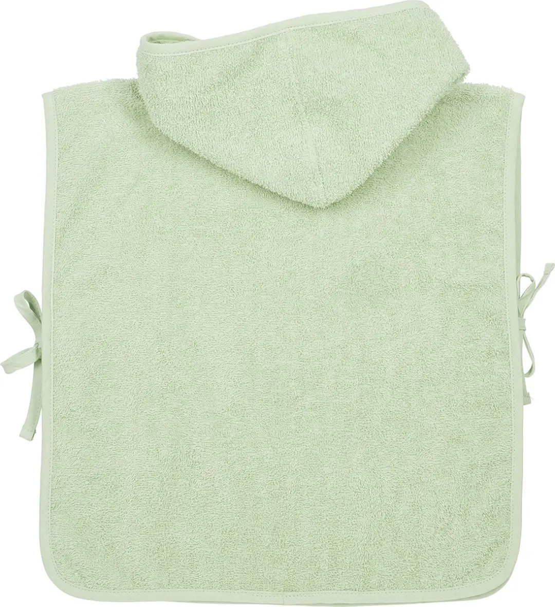 Meyco Baby Uni Badponcho - Soft Green - 1-3 jaar