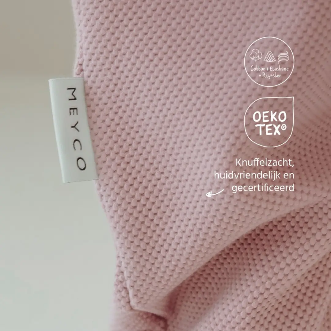 Meyco Baby Studio Collection Classic Slaapoverall Jumper - 104cm - 1.0 TOG Purple Pink