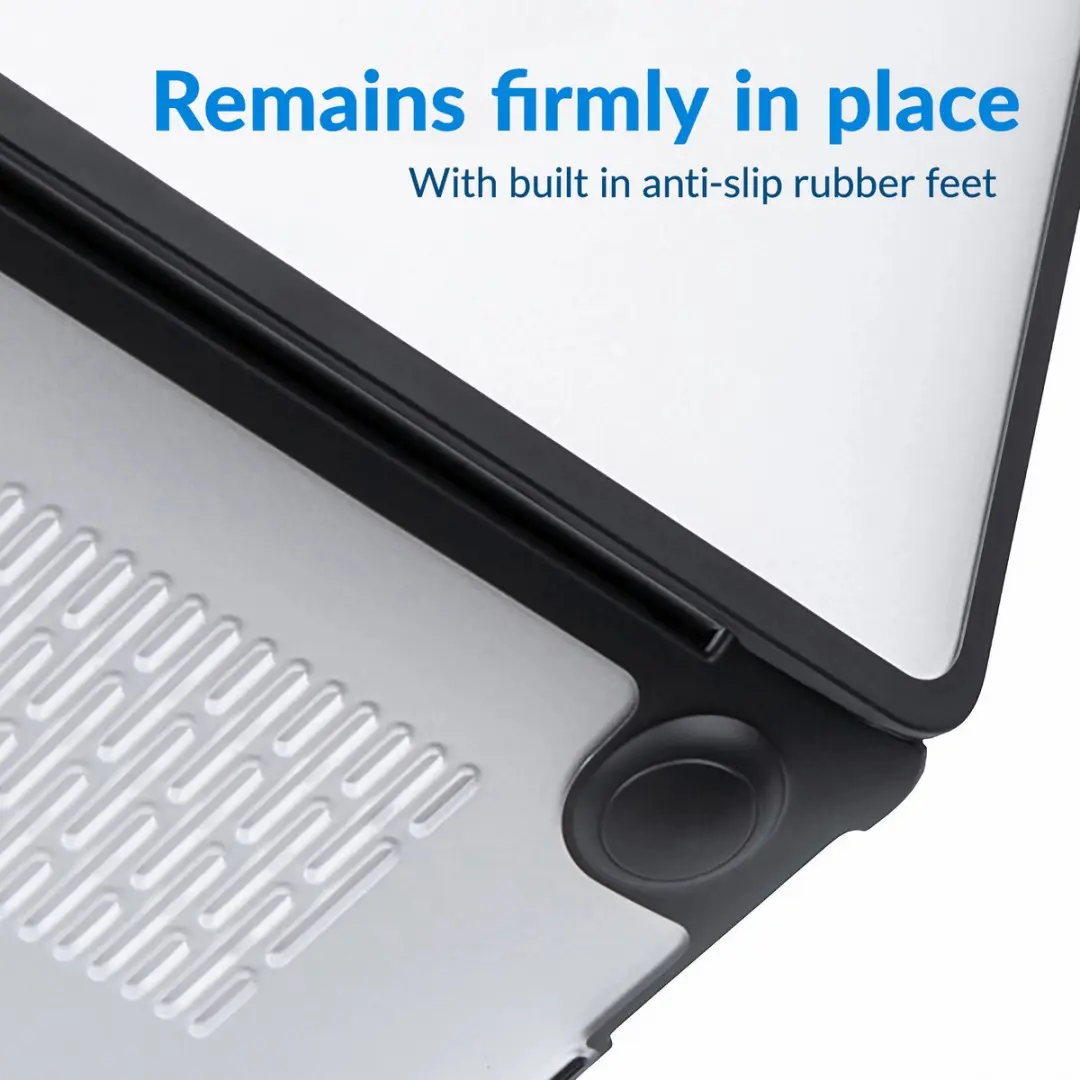 Mobilize MacBook Pro 13 Hardshell Hoes - A1706/A1708/A1989 - Transparant/Zwart