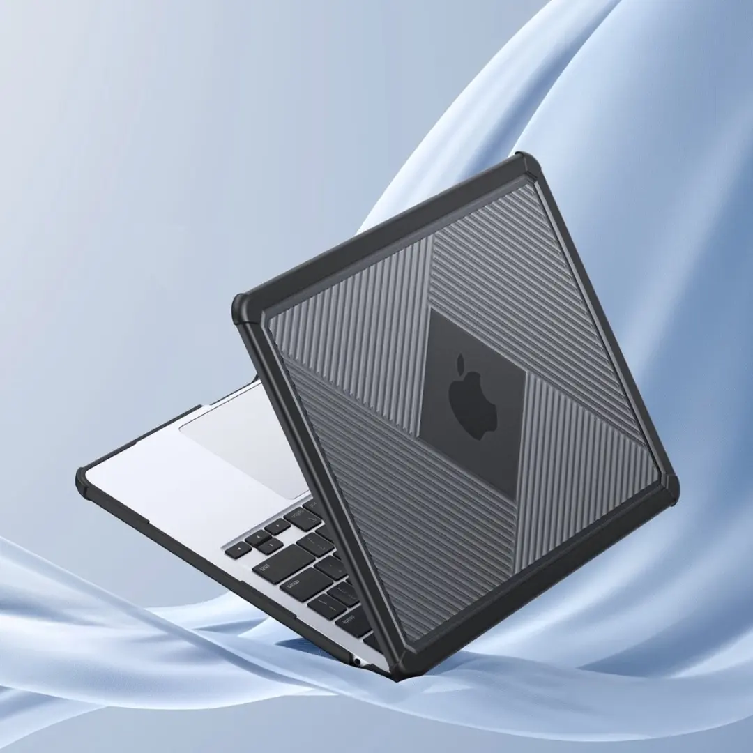 Dux Ducis Armor Pattern MacBook Pro 13 8720791566579 Hoes - Zwart