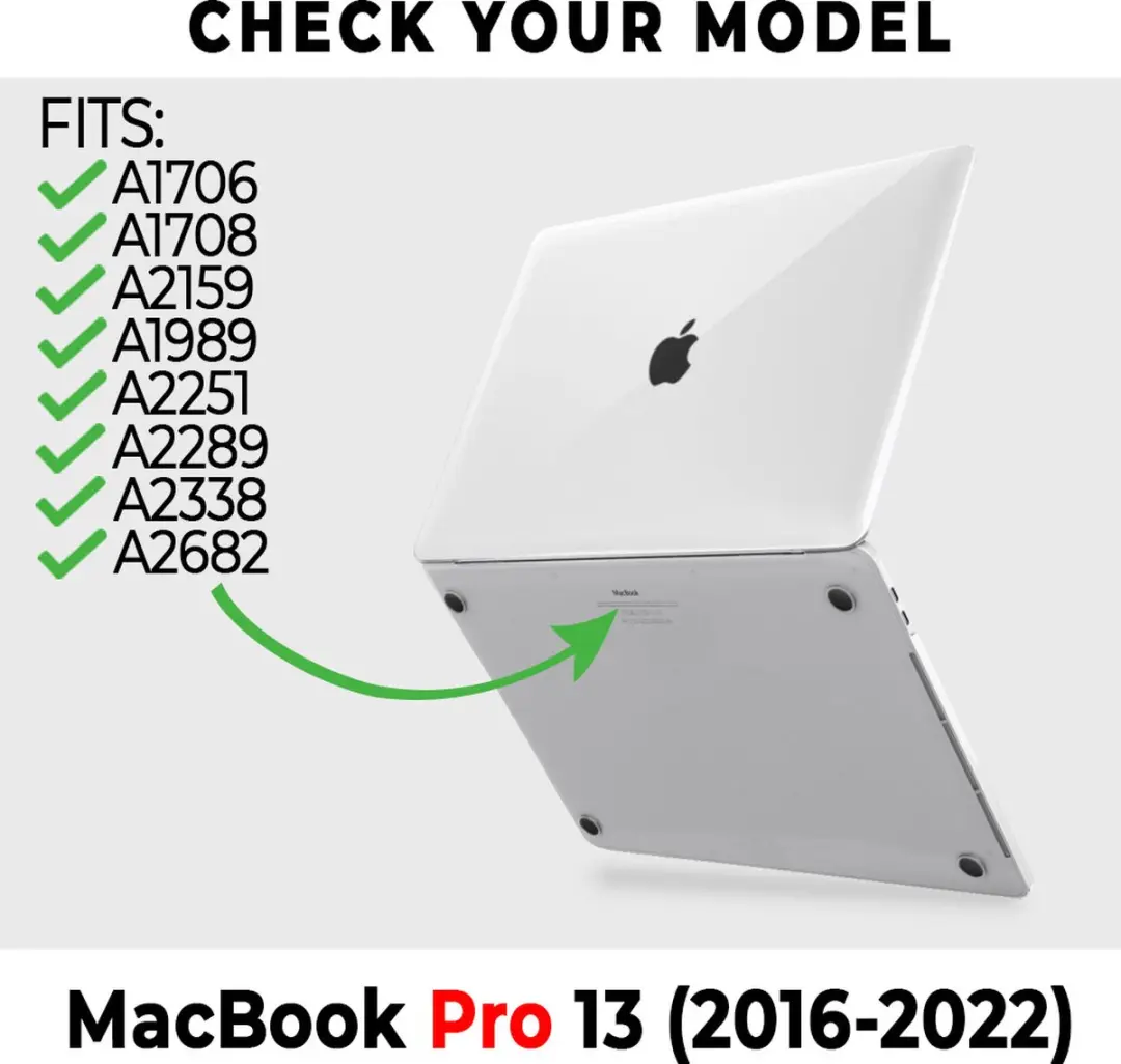 Dux Ducis Armor Pattern MacBook Pro 13 8720791566579 Hoes - Zwart