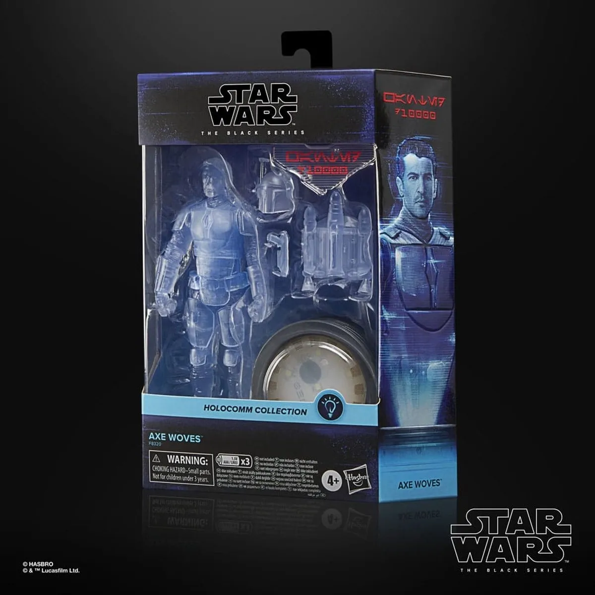 Hasbro Axe Woves Holocomm Collection Star Wars The Black Series Mandalorian - 15cm