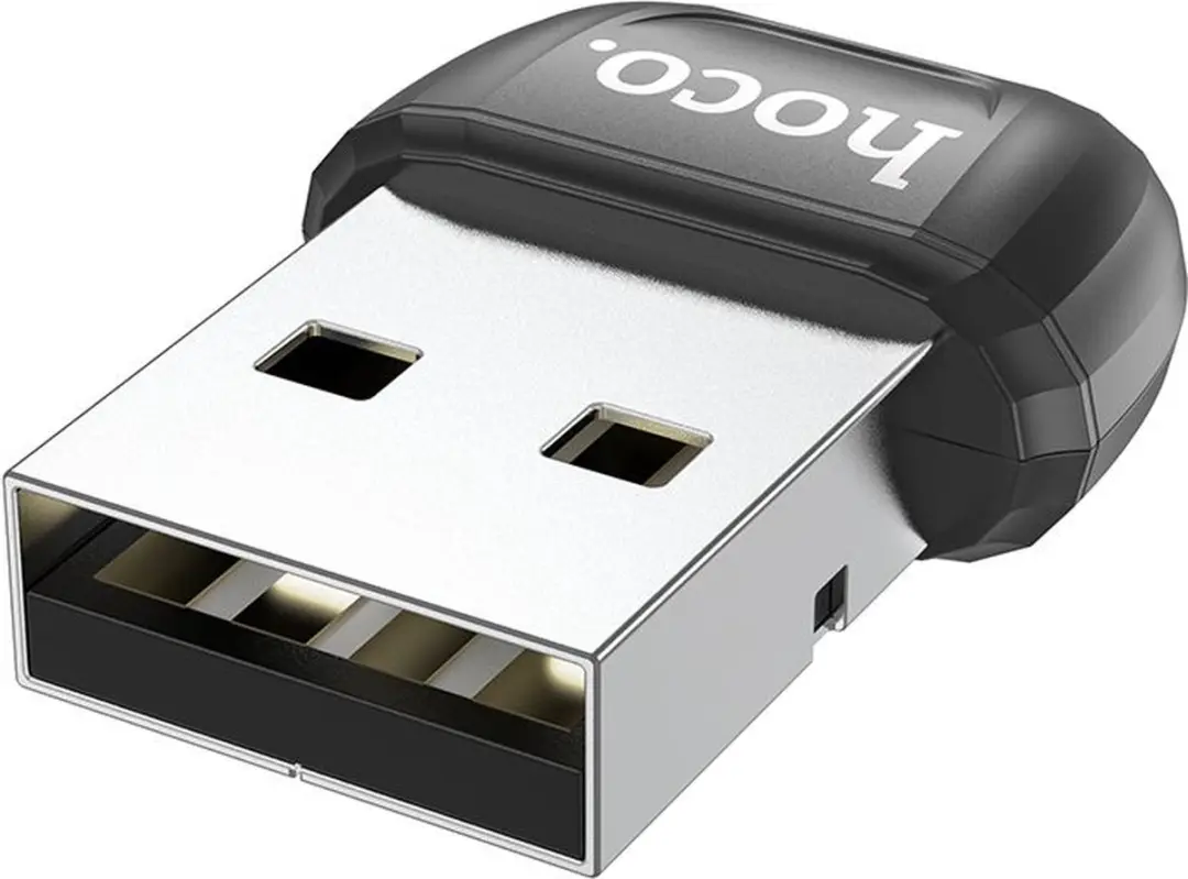 Hoco UA18 USB Bluetooth 5.0 Adapter - Zwart