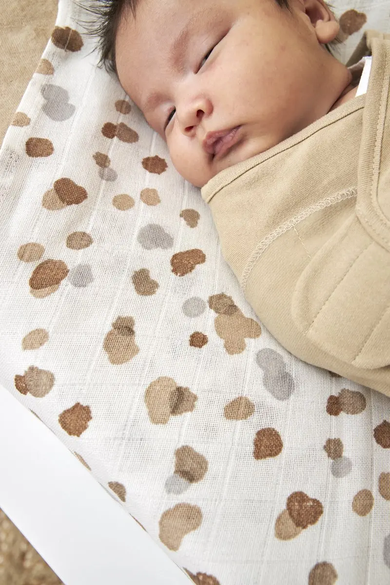 Meyco Baby SwaddleMeyco Inbakerdoek Uni Sand - 0-3 maanden - 1.0 TOG