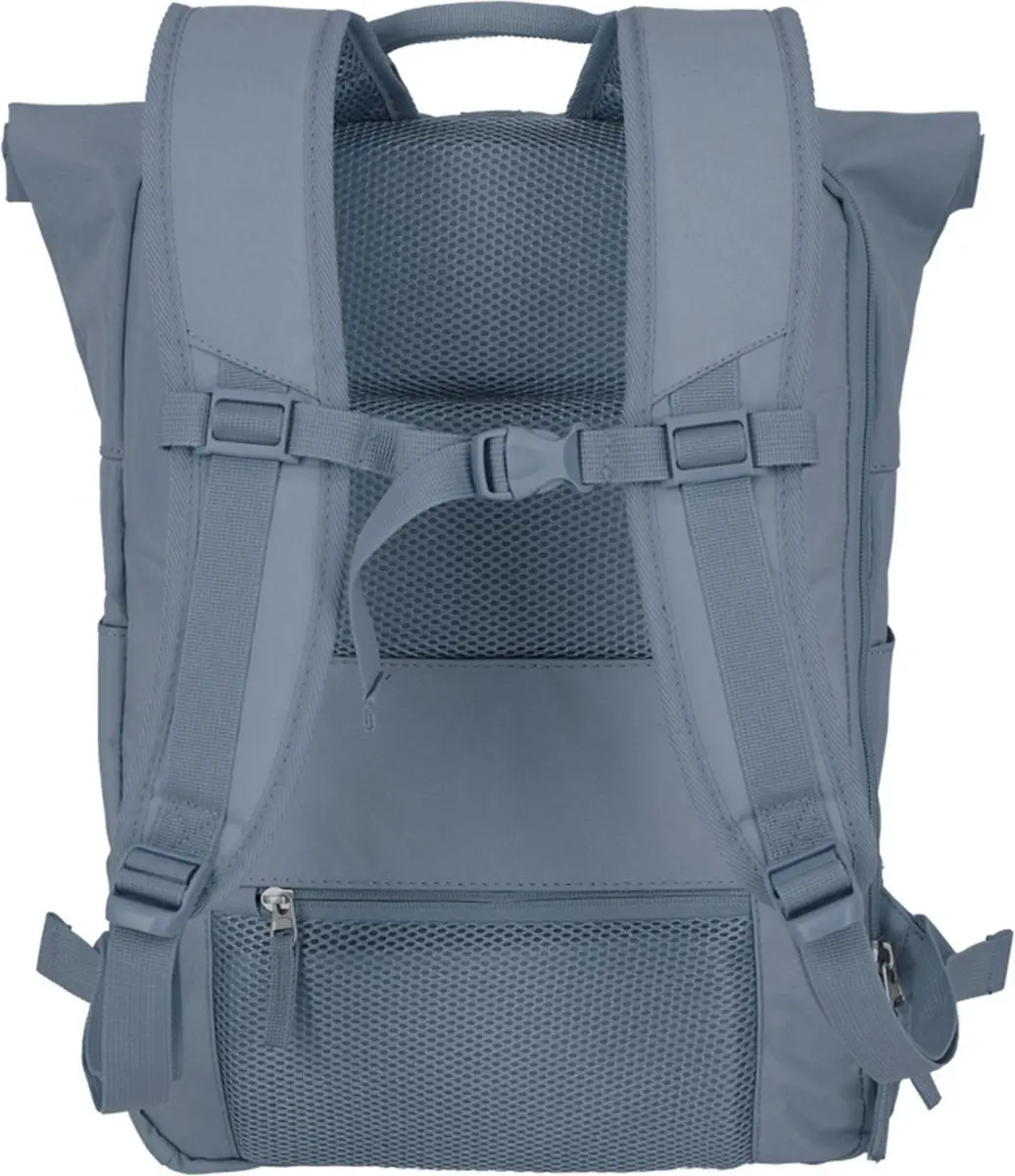 Travelite Basics Rollup Backpack 096310-25 - 16 inch - Blauwgrijs - afbeelding 6 van 6