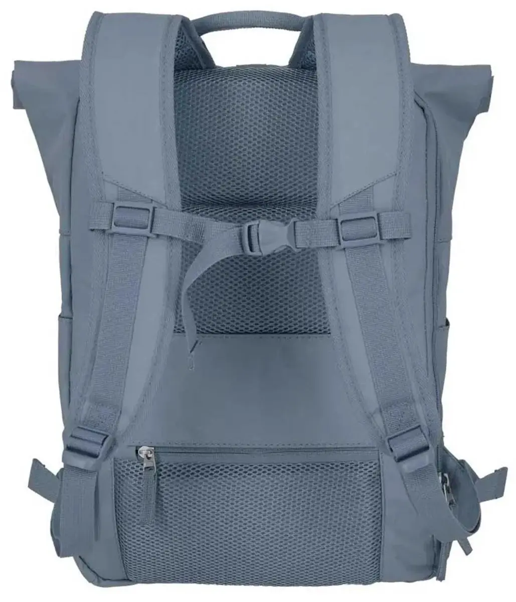Travelite Basics Rollup Backpack 096310-25 - 16 inch - Blauwgrijs