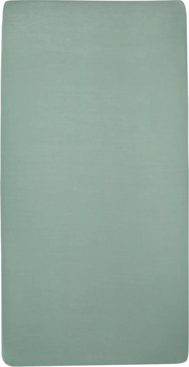 Meyco Baby Uni Hoeslaken Wieg Stone Green 40x80/90cm