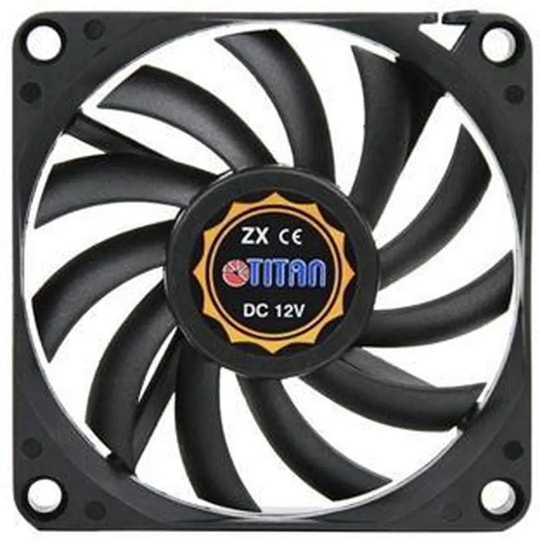 Titan TFD-7010M12Z Ventilator 7cm - Zwart