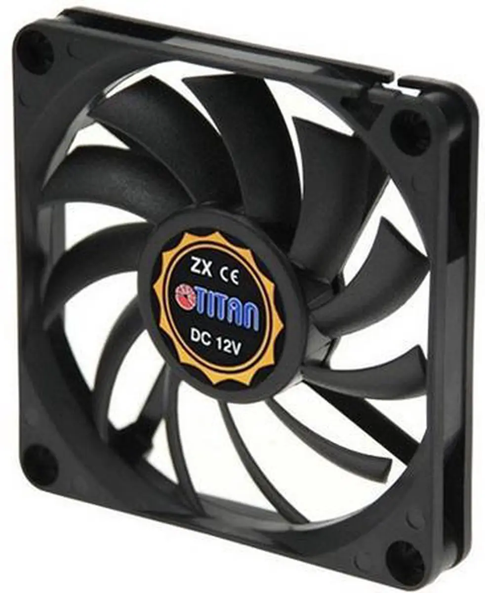 Titan TFD-7010M12Z Ventilator 7cm - Zwart