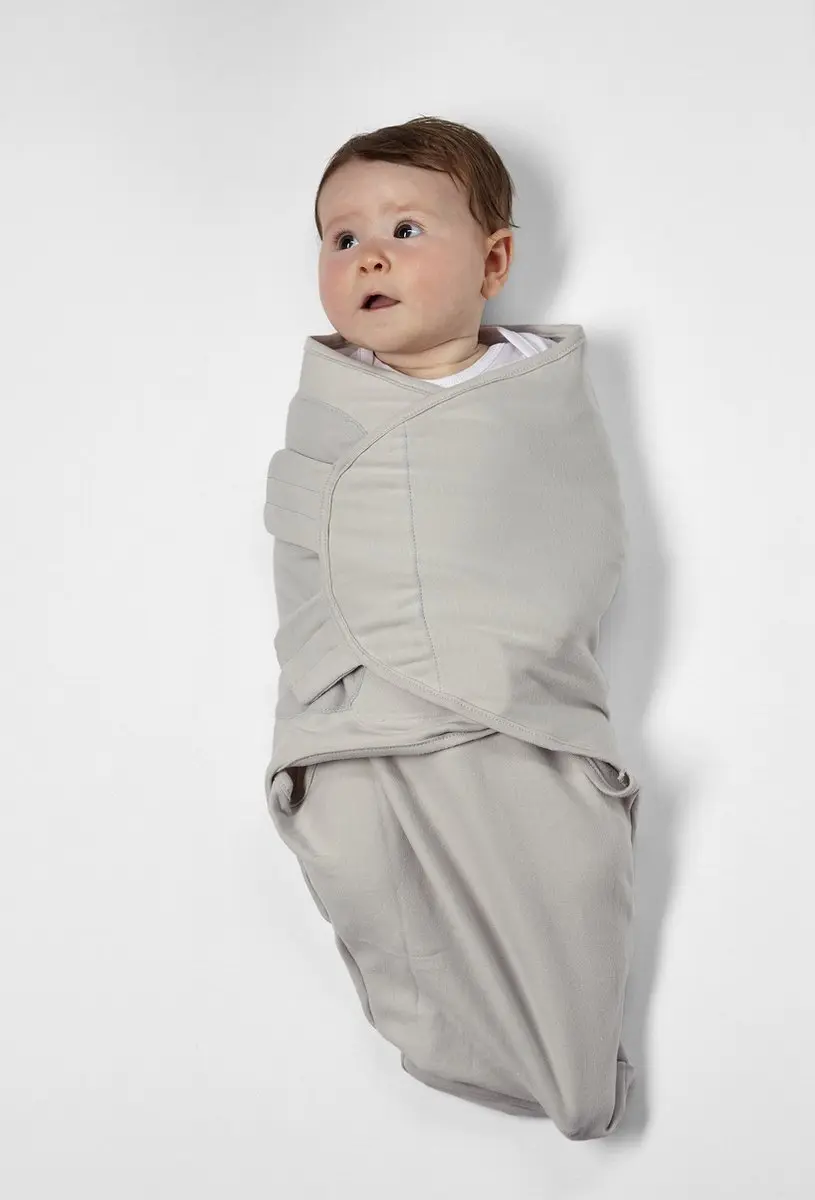 Meyco Baby SwaddleMeyco Inbakerdoek Uni Grey - 1.0 TOG