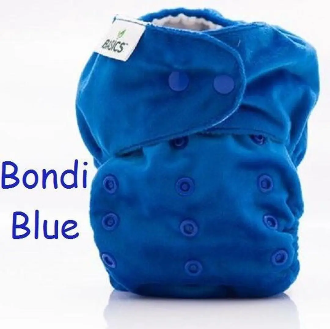 Bambooty Wasbare Luier All-in-Two Bondi Blauw