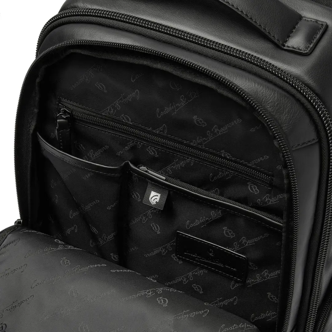Castelijn & Beerens Nappa X Uniform Travel Backpack 15.6 - Zwart